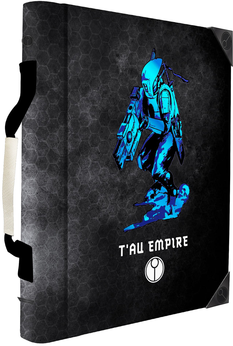 UP BOOK FOLIO WARHAMMER 40K TYRANID CODEX DEBOSSED & PRINTED T'AU EMPIRE CODEX ALIGNED