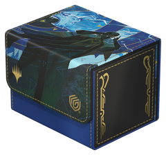 UG DECK CASE SIDEWINDER 100+ XENOSKIN MTG SECRETS OF STRIXHAVEN - BLUE RARE (ALT ART)