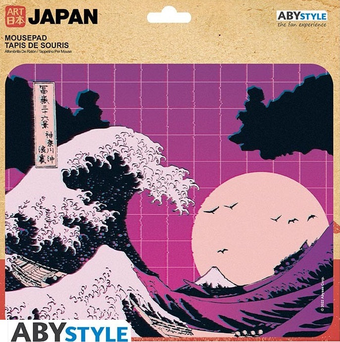 HOKUSAI FLEXIBLE MOUSEPAD GREAT WAVE VAPOUR