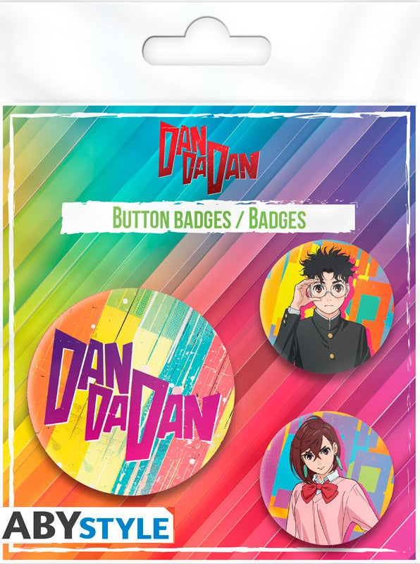 Dan Da Dan Momo & Okarun Badge Pack
