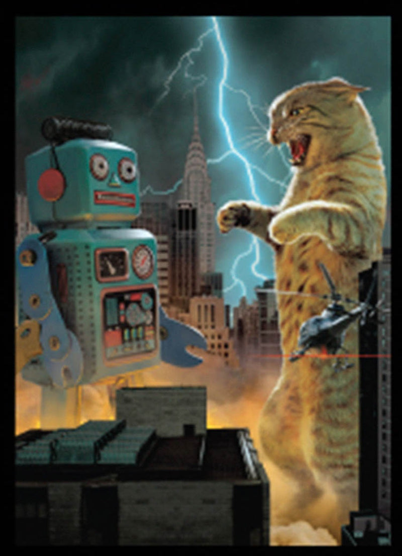 LEGION SLEEVE DOUBLE-MATTE WHITE CORE MOVIE CATS: CATZILLA