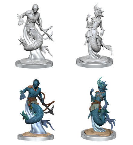 D&D Unpainted Minis Wave 20 Merfolk