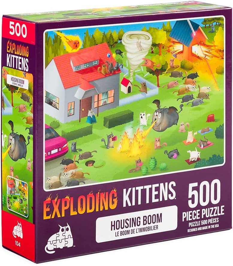 Exploding Kittens - Housing Boom 500 Piece Puzzle