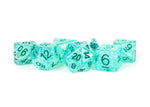 Resin 7 Dice Set Flash Teal 16mm