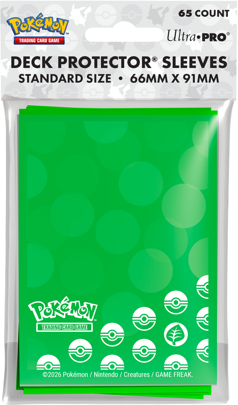 UP D-PRO POKEMON ENERGY GRASS TYPE 65CT