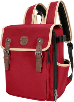 AP ENHANCE DESIGNER EDITION COMPACT TRADING CARD BACKPACK RED