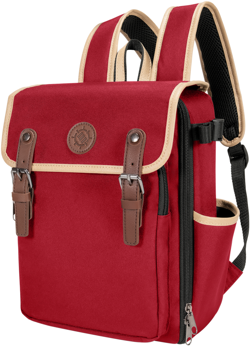 AP ENHANCE DESIGNER EDITION COMPACT TRADING CARD BACKPACK RED