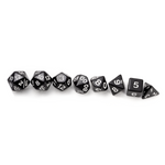 DND NEW ADVENTURER SET BLACK DICE