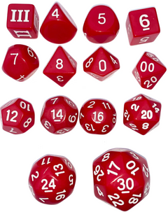 Dice of Unusual Size - DCC 14-Die Dice Set