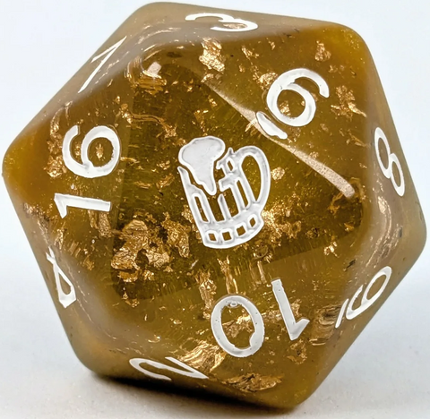 XL D20: DWARVEN STOUT W/ SYMBOL 30MM