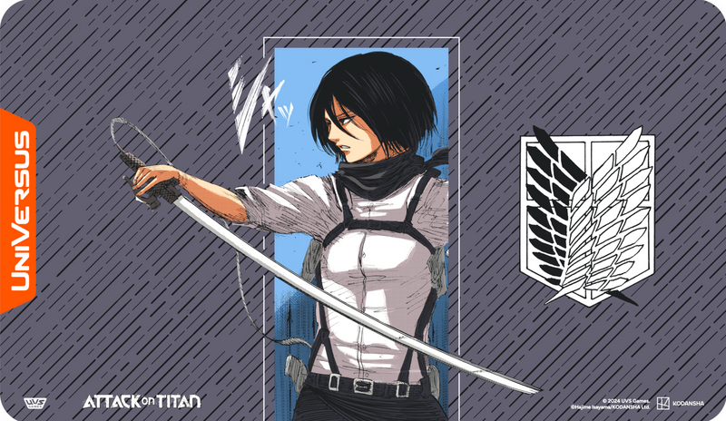 Attack on Titan: Origins of Power - Mikasa Playmat