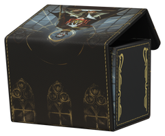 UG DECK CASE SIDEWINDER 100+ XENOSKIN MTG SECRETS OF STRIXHAVEN - BLACK MYTHIC (ALT ART)