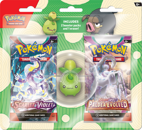 Pokemon Back to School Eraser Blister 2024 - Smoliv