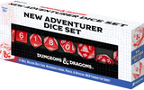 DND NEW ADVENTURER SET RED DICE