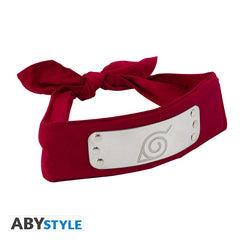 NARUTO SHIPPUDEN HEADBAND RED KONOHA (ADULT SIZE)