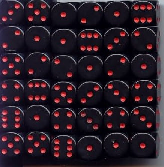 OPAQUE 36D6 BLACK/RED 12MM