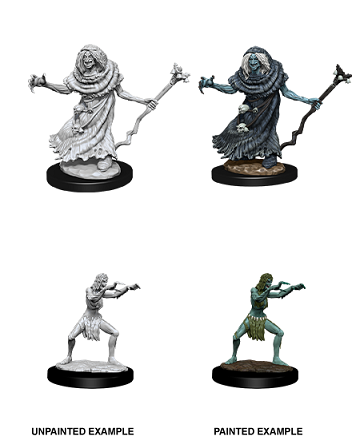 D&D Unpainted Minis Wave 12 Sea Hag & Bheur Hag