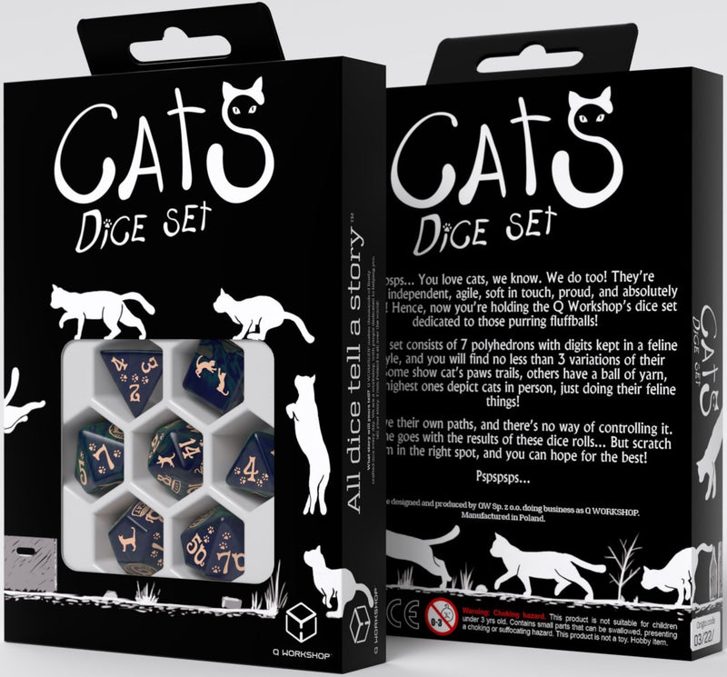 Cats Dice Set - Mittens