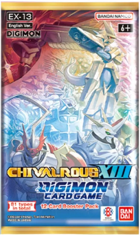 EX13 Chivalous XIII Booster Pack - Digimon TCG
