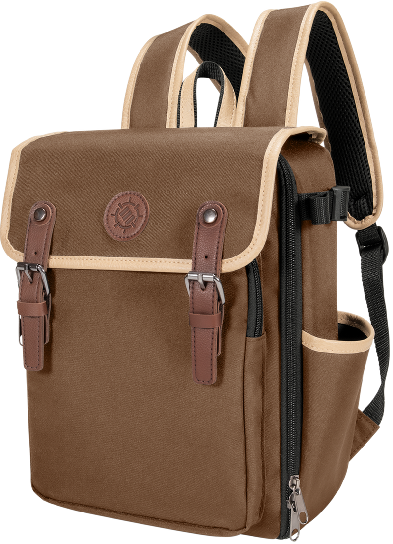 AP ENHANCE DESIGNER EDITION COMPACT TRADING CARD BACKPACK TAN
