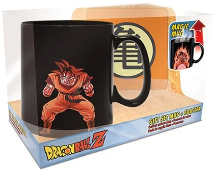 DRAGON BALL MUG HEAT CHANGE 460ML/COASTER 