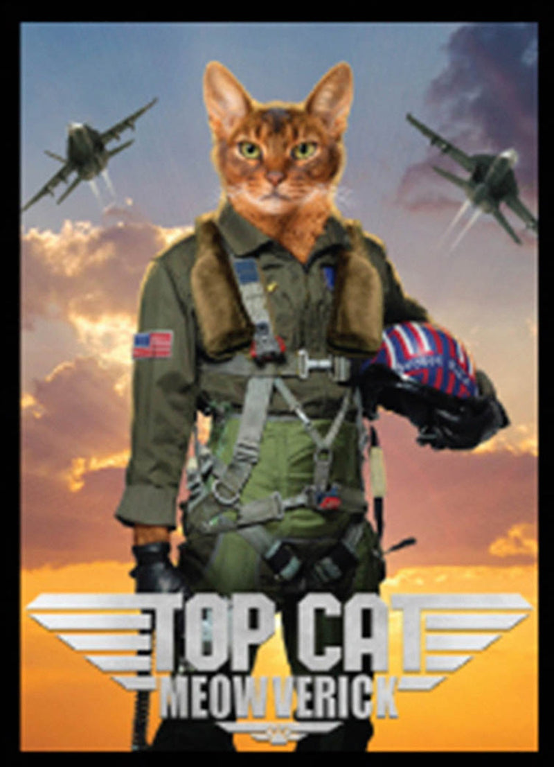 LEGION SLEEVE DOUBLE-MATTE WHITE CORE MOVIE CATS: TOP CAT MEOWVERICK