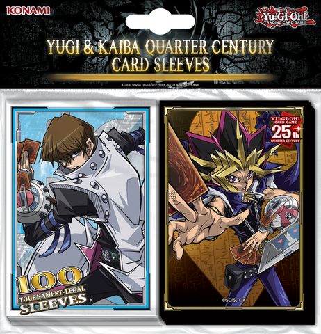 Yugi/Kaiba Quarter Century Card Sleeves - Yu-Gi-Oh!