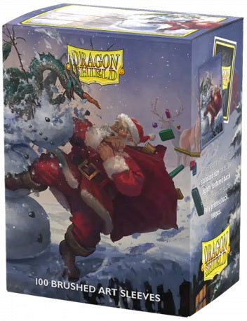 Christmas 2025 Brushed Art Sleeves - Dragon Shield Standard Size Sleeves