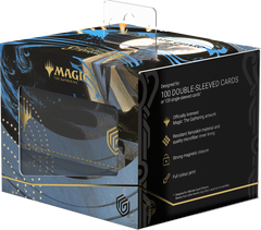 UG DECK CASE SIDEWINDER 100+ XENOSKIN MTG SECRETS OF STRIXHAVEN - BLUE MYTHIC 1 (ALT ART)