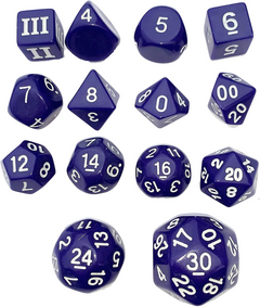 Dice of Unusual Size - DCC 14-Die Dice Set