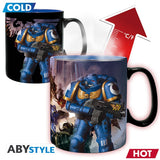 WARHAMMER 40K MUG HEAT CHANGE ULTRAMARINE/LEGION