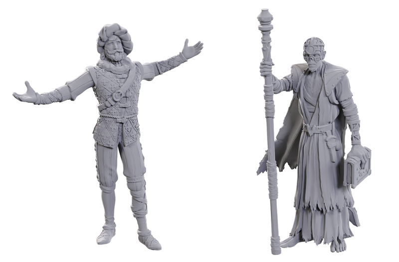 DND UNPAINTED MINIS SPECIAL EDITION BALDUR'S GATE 3 VOLO & WITHERS