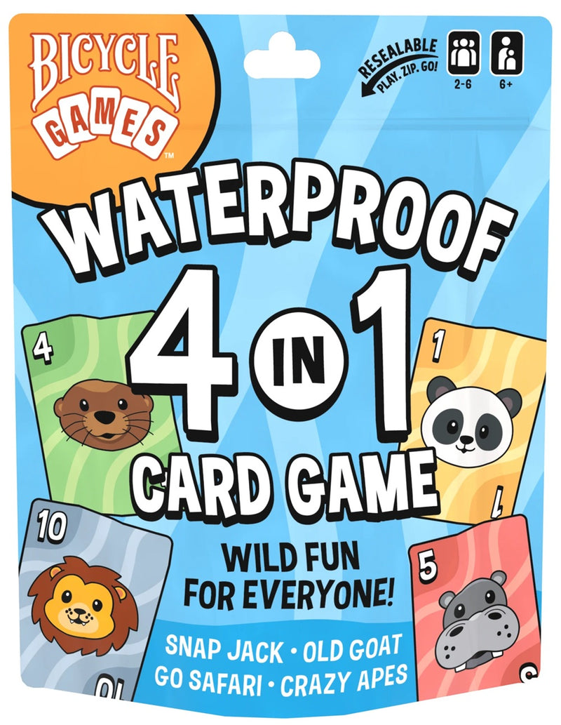 Bicycle Waterproof 4 in 1 Card Game