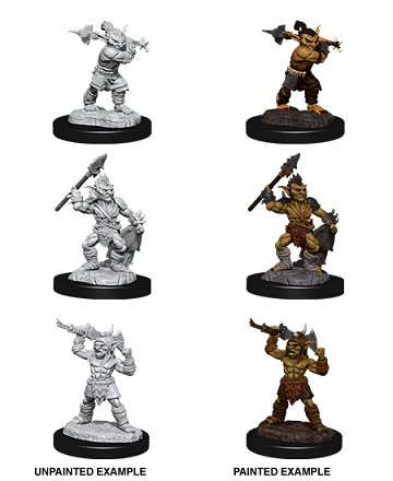 DND UNPAINTED MINIS WV12 GOBLINS AND BOSS