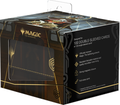 UG DECK CASE SIDEWINDER 100+ XENOSKIN MTG SECRETS OF STRIXHAVEN - BLACK MYTHIC (ALT ART)