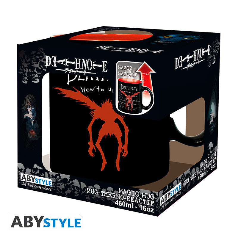 DEATH NOTE MUG HEAT CHANGE L & LIGHT 460ML