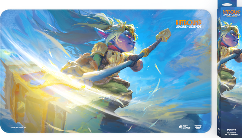 RIFTBOUND LEAGUE OF LEGENDS TCG UNLEASHED PLAYMAT - POPPY