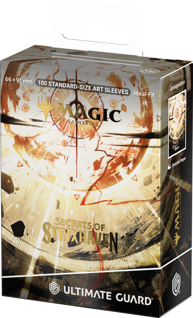 UG ART SLEEVES MTG SECRETS OF STRIXHAVEN - WHITE MYTHIC (ALT ART) (60)