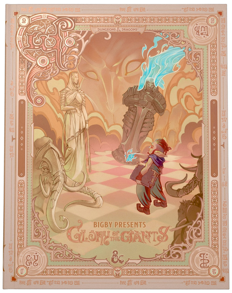 Dungeons & Dragons Book - Bigby Presents Glory of Giants Alternate Cover Hardcover