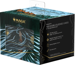 UG DECK CASE SIDEWINDER 100+ XENOSKIN MTG SECRETS OF STRIXHAVEN - BLUE MYTHIC 2 (ALT ART)