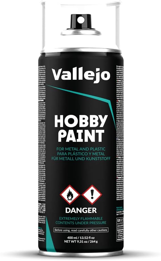 VALLEJO: AEROSOL WHITE PRIMER 400ML