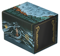 UG DECK CASE SIDEWINDER 100+ XENOSKIN MTG SECRETS OF STRIXHAVEN - BLUE MYTHIC 2 (ALT ART)