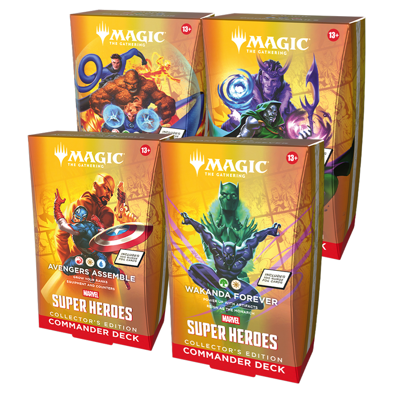 MTG Marvel Super Heroes - Collector Commander Decks