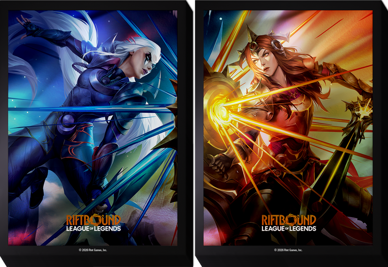 RIFTBOUND LEAGUE OF LEGENDS TCG VENDETTA ART SLEEVES - DIANA VS LEONA