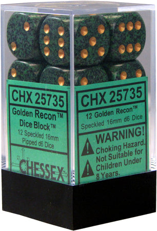 SPECKLED 12D6 GOLDEN RECON 16MM
