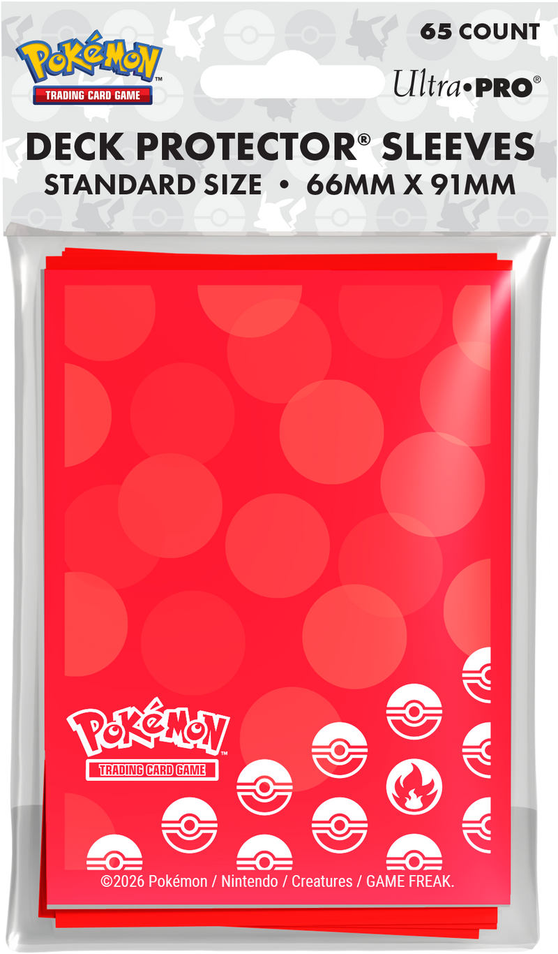 UP D-PRO POKEMON ENERGY FIRE TYPE 65CT