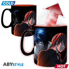 DEATH NOTE MUG HEAT CHANGE L & LIGHT 460ML