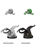 D&D Unpainted Minis Wave 10 Black Dragon Wyrmling