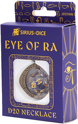 Eye of Ra D20 Necklace - Sirius Dice