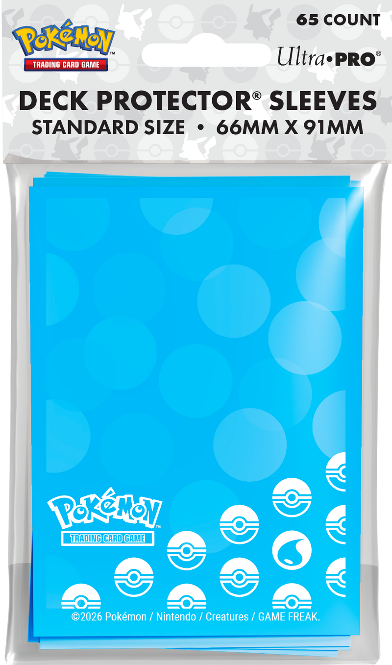 UP D-PRO POKEMON ENERGY WATER TYPE 65CT